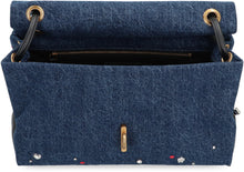 Load image into Gallery viewer, The large double bag in denim Trinket Charm