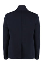 Load image into Gallery viewer, Quilted single-breasted wool jacket