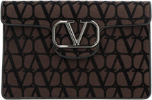 Load image into Gallery viewer, Valentino Garavani - Locò logo print flat pouch