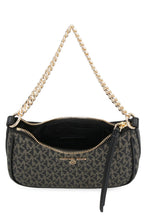 Load image into Gallery viewer, Jet Set Charm printed canvas shoulder bag