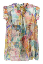 Load image into Gallery viewer, Floral print silk top
