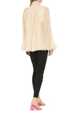 Load image into Gallery viewer, Polka-dot silk blouse