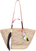 Load image into Gallery viewer, Bon Bon raffia tote bag