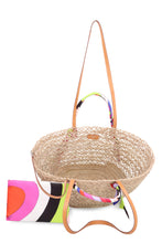 Load image into Gallery viewer, Bon Bon raffia tote bag