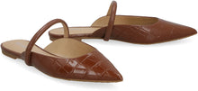 Load image into Gallery viewer, Jessa Flex leather pointy-toe slippers