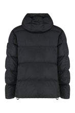 Load image into Gallery viewer, Down jacket with hood in nylon fabric