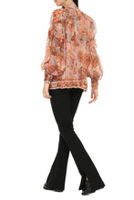 Load image into Gallery viewer, Kaleidoscope ruffled shirt