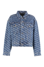 Load image into Gallery viewer, Printed denim jacket
