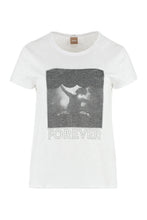 Load image into Gallery viewer, Cotton crew-neck T-shirt