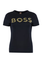 Load image into Gallery viewer, Cotton crew-neck T-shirt