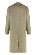 Load image into Gallery viewer, Double-breasted coat in alpaca blend