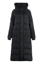 Load image into Gallery viewer, Alliston long hooded down jacket