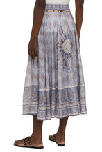 Load image into Gallery viewer, Vitali printed silk skirt