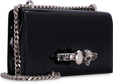Load image into Gallery viewer, Patent leather Mini Jewelled Satchel bag