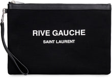 Load image into Gallery viewer, Canvas flat pouch