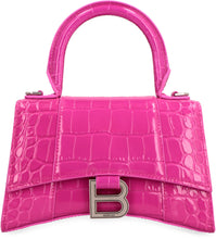 Load image into Gallery viewer, Hourglass XS croco-print leather bag