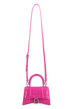 Load image into Gallery viewer, Hourglass XS croco-print leather bag