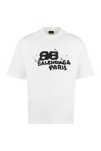 Load image into Gallery viewer, Cotton crew-neck T-shirt