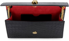 Load image into Gallery viewer, Croco-print leather clutch