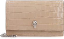 Load image into Gallery viewer, Skull croco-print leather mini-bag