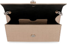 Load image into Gallery viewer, Skull croco-print leather mini-bag