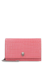 Load image into Gallery viewer, Skull croco-print leather bag