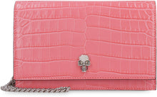 Load image into Gallery viewer, Skull croco-print leather bag
