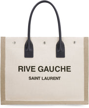 Load image into Gallery viewer, Rive Gauche canvas tote bag
