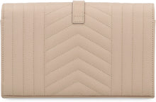 Load image into Gallery viewer, Monogram leather wallet on chain