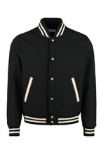 Load image into Gallery viewer, Wool-blend bomber jacket