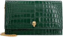 Load image into Gallery viewer, Skull printed leather crossbody bag