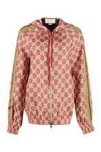 Load image into Gallery viewer, Full zip sweatshirt with side stripes