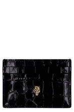 Load image into Gallery viewer, Printed leather card holder