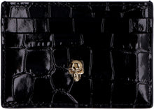 Load image into Gallery viewer, Printed leather card holder