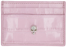 Load image into Gallery viewer, Skull leather card holder