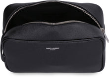 Load image into Gallery viewer, Leather wash bag
