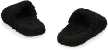 Load image into Gallery viewer, Furry Slide flat sandals