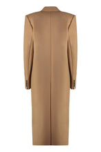 Load image into Gallery viewer, Double-breasted wool coat