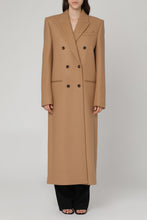 Load image into Gallery viewer, Double-breasted wool coat