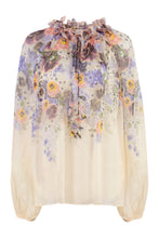Load image into Gallery viewer, Tama printed silk blouse