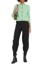 Load image into Gallery viewer, Logo-button cotton cardigan