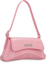 Load image into Gallery viewer, Crocodile print leather shoulder bag