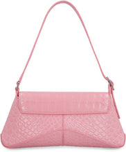 Load image into Gallery viewer, Crocodile print leather shoulder bag