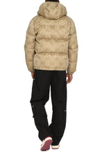 Load image into Gallery viewer, Hooded techno fabric down jacket