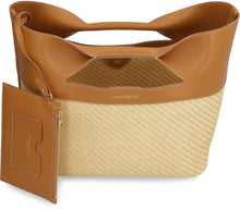Load image into Gallery viewer, The Bow raffia bag