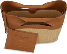 Load image into Gallery viewer, The Bow raffia handbag