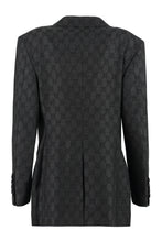 Load image into Gallery viewer, Double-breasted wool blazer