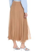 Load image into Gallery viewer, Silk midi skirt