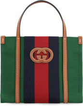 Load image into Gallery viewer, Interlocking G canvas tote bag