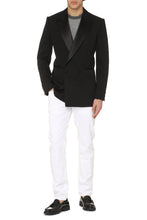 Load image into Gallery viewer, Double-breasted wool blazer